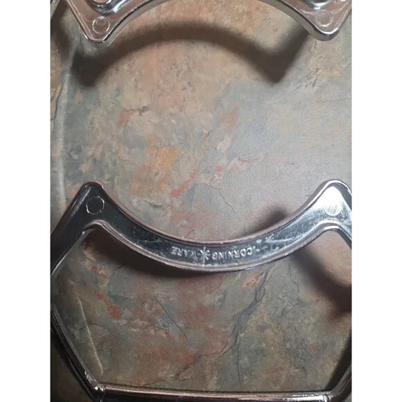 2 Corning Ware Casserole Stand Metal Trivet Pyrex Holder P-11-M-1 - Picture 8 of 9